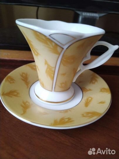 Чашка с блюдцем ямасэн золотая коллекция