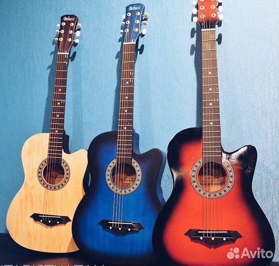 Гитара песочно-коричневая 7/8