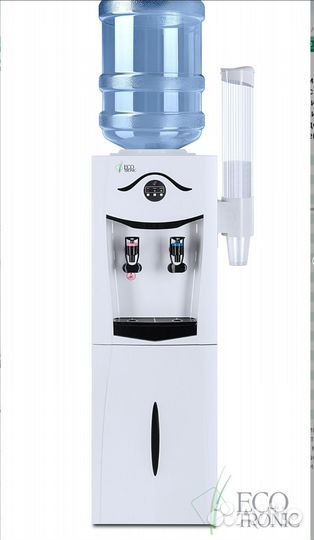 Кулер Ecotronic K21-LF white-black с холодильником