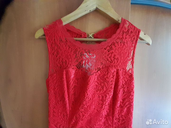 Платье на рост 172см, в пол. Гипюр. Новое. 2019г