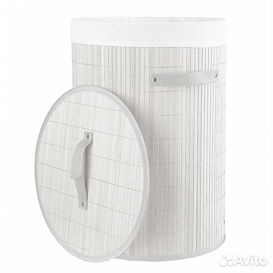 Корзина для белья бамбуковая