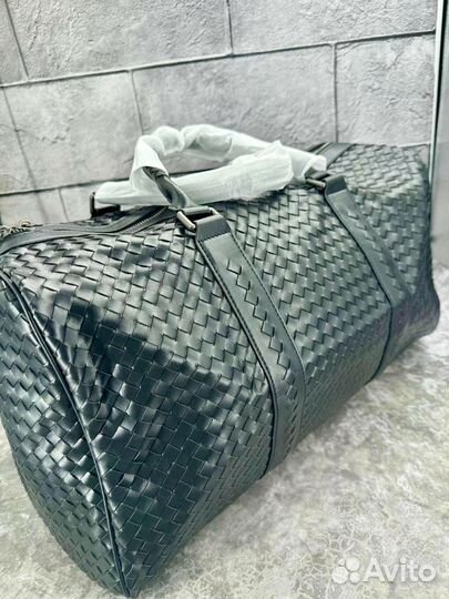 Дорожная кожаная сумка Bottega Veneta