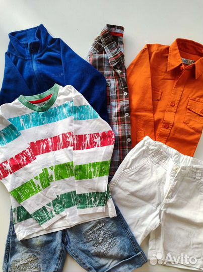 Вещи пакетом на мальчика 116 см