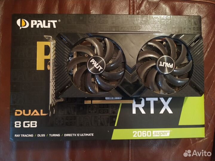 Видеокарта GeForce Palit RTX 2060 Super 8Gb, gddr6