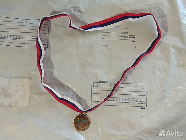 Медаль, вюи, 1998 г