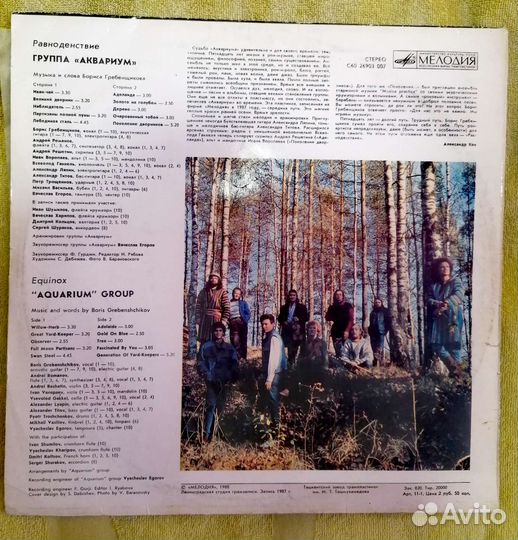 Виниловые пластинки русский рок