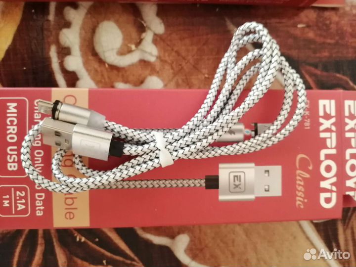 Кабель micro usb магнитный