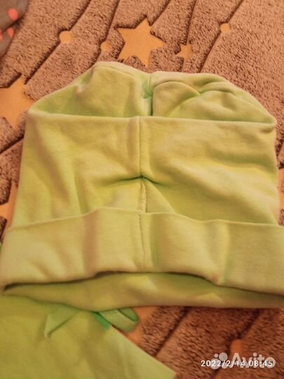 Комплект на весну шапка+снуд