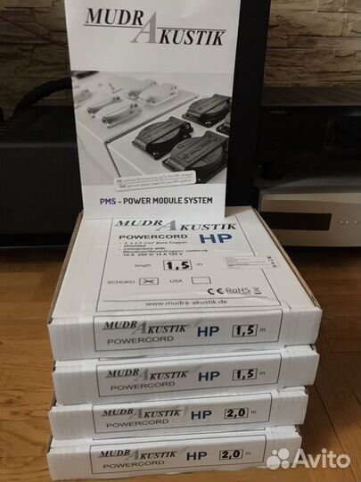 Mudra Akustik HP 2.0m демо - сетевой кабель