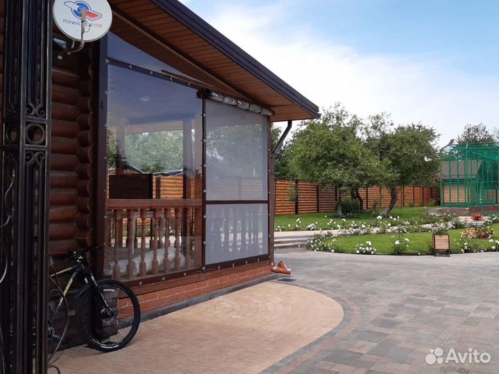 Мягкие окна для беседки