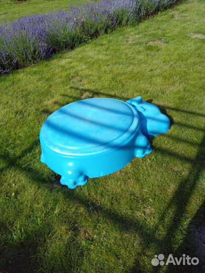 Песочница с крышкой слоник