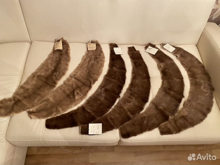 Шкурка животного. Воротники норка и песец
