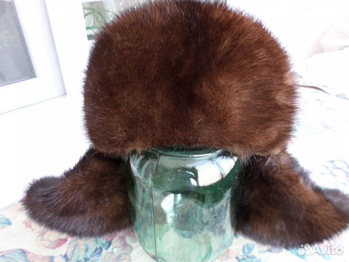 Шапка норковая, мужская