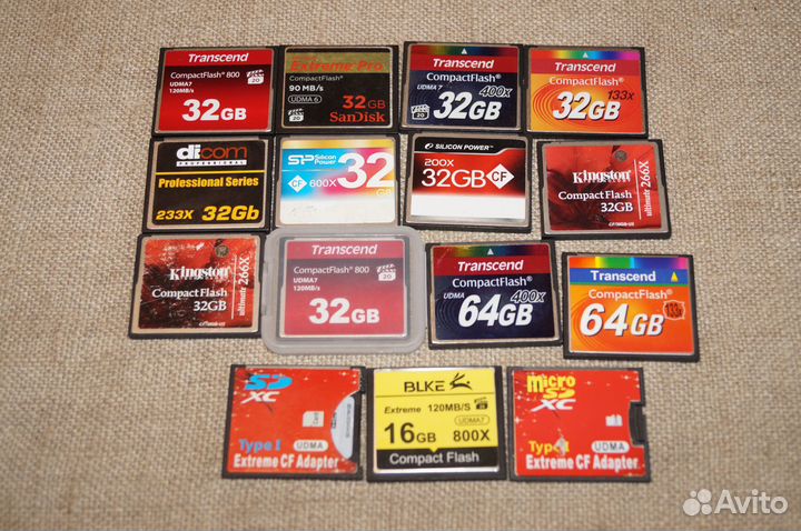 Карты CF Compact Flash