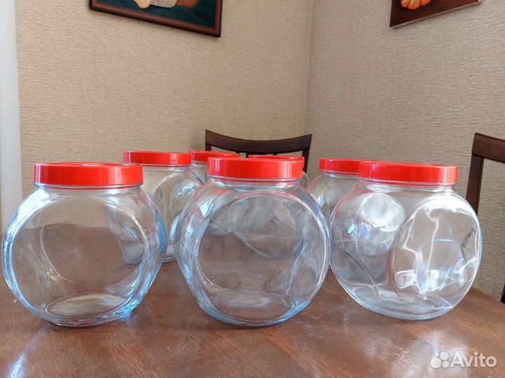 Банки для хранения круп, сухофруктов, чая, кофе