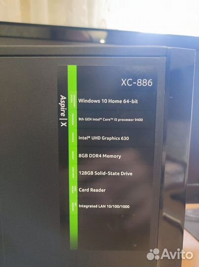 Компьютер Acer Aspire XC-886, Viewsonic VX2253mh