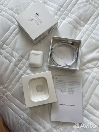 Беспроводные наушники apple airpods 2