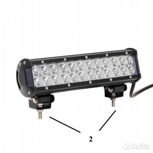 LED Bar 72W светодиодная противотуманная фара