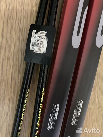 Беговые лыжи с ботинками и палками