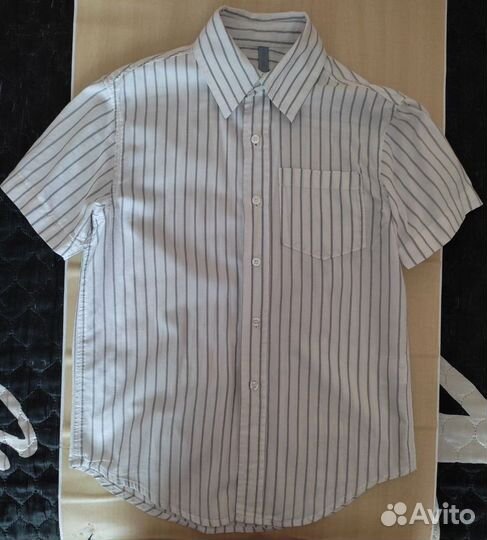 Рубашка с коротким рукавом на мальчика