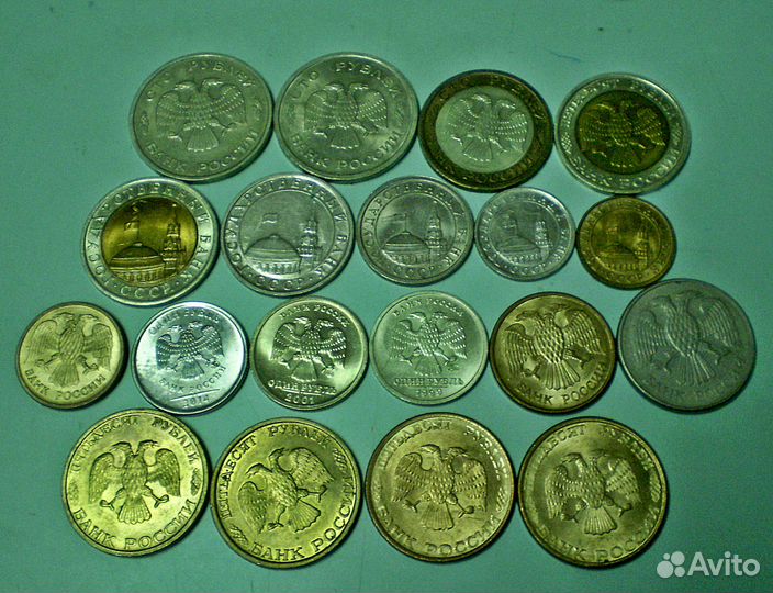 Монеты россии 1991- 2001 наборы