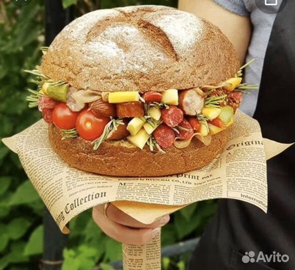 Мужской букет «Бургер»