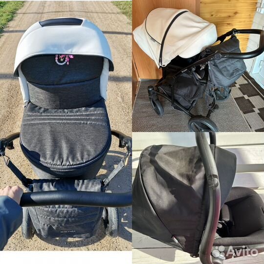 Коляска 3 в 1 bebetto torino 2020