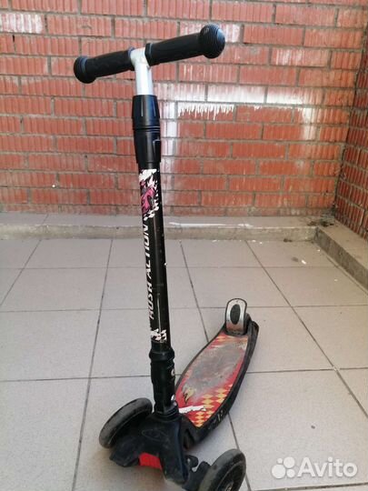 Самокат детский трехколесный бу