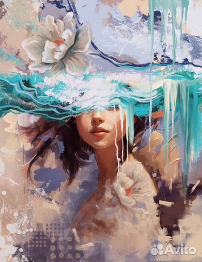 Интерьерная картина на холсте