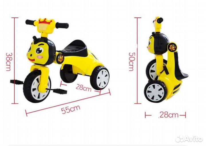 Детский трехколесный велосипед 