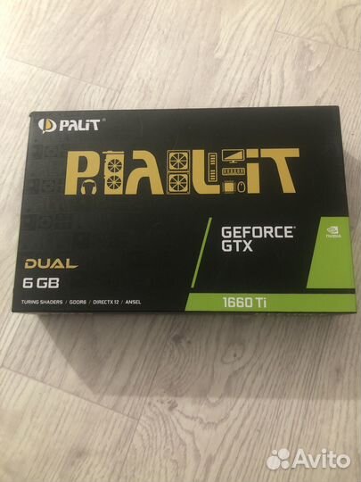 Видеокарта gtx 1660 ti 6gb