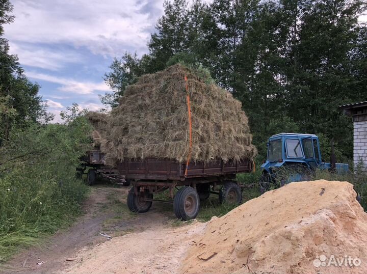 Сено в кипах. Доставка