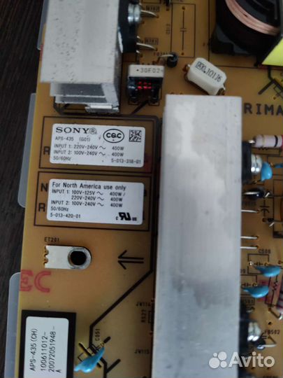 Блок питания APS-435 100611012 от Sony kd55xh9505