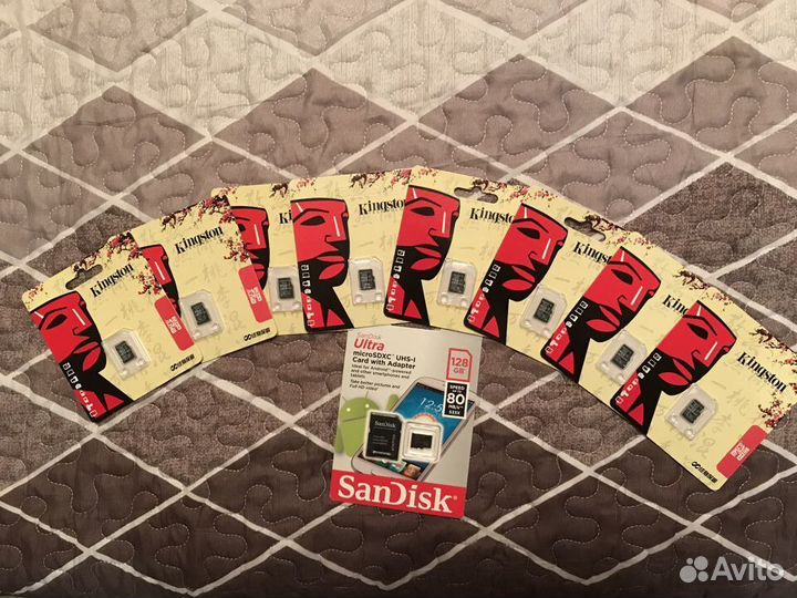 Карта памяти micro sd hc Kingston 8GB