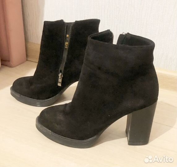 Ботильоны замшевые