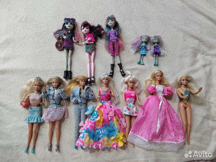 Куклы Барби Monster high кукла кошка