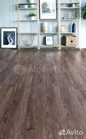 Spc Плитка Alpine floor Sequoia Секвойя Темная есо