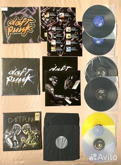 Виниловые пластинки daft punk
