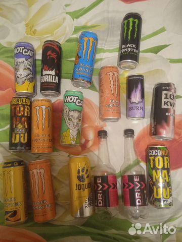 Банки от энергетиков