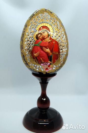 Яйцо пасхальное с иконой