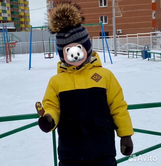 Шапка шлем зима