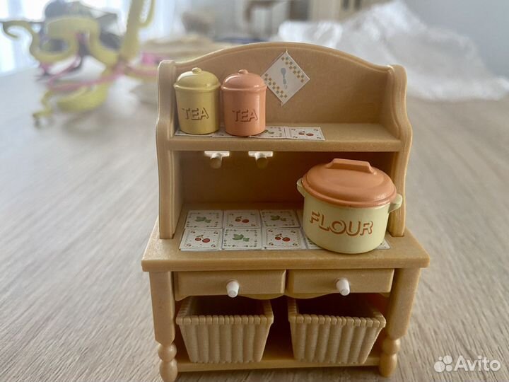 Sylvanian families кухня в коттедже