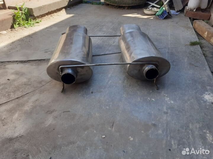 Продам нержавейка глушитель