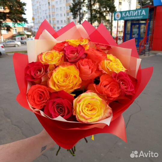 Цветы розы с доставкой