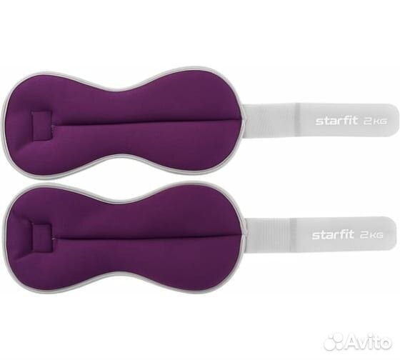 Утяжелители универсальные Starfit Wt-502, 2шт*2кг