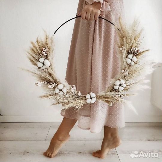 Композиции из колосьев/ пампасной травы