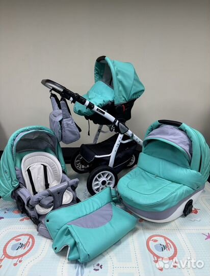 Коляска трансформер luxmom 3 в 1