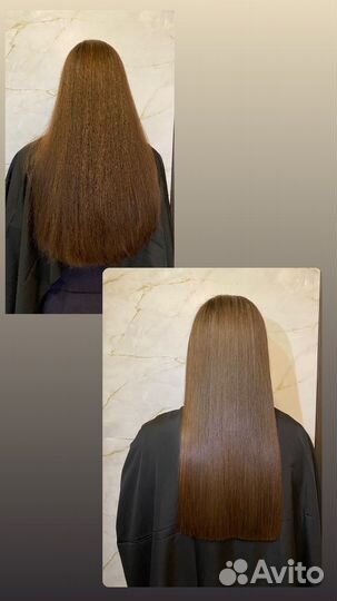 Кератиновое выпрямление, ботокс, холодный уход