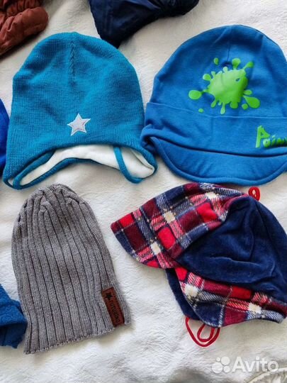 Шапки на всё сезоны. Мальчик 1-5 лет