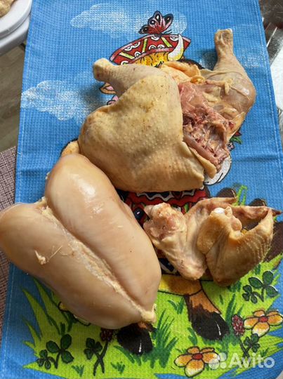 Окорочка, крылья, грудка от домашних курочек
